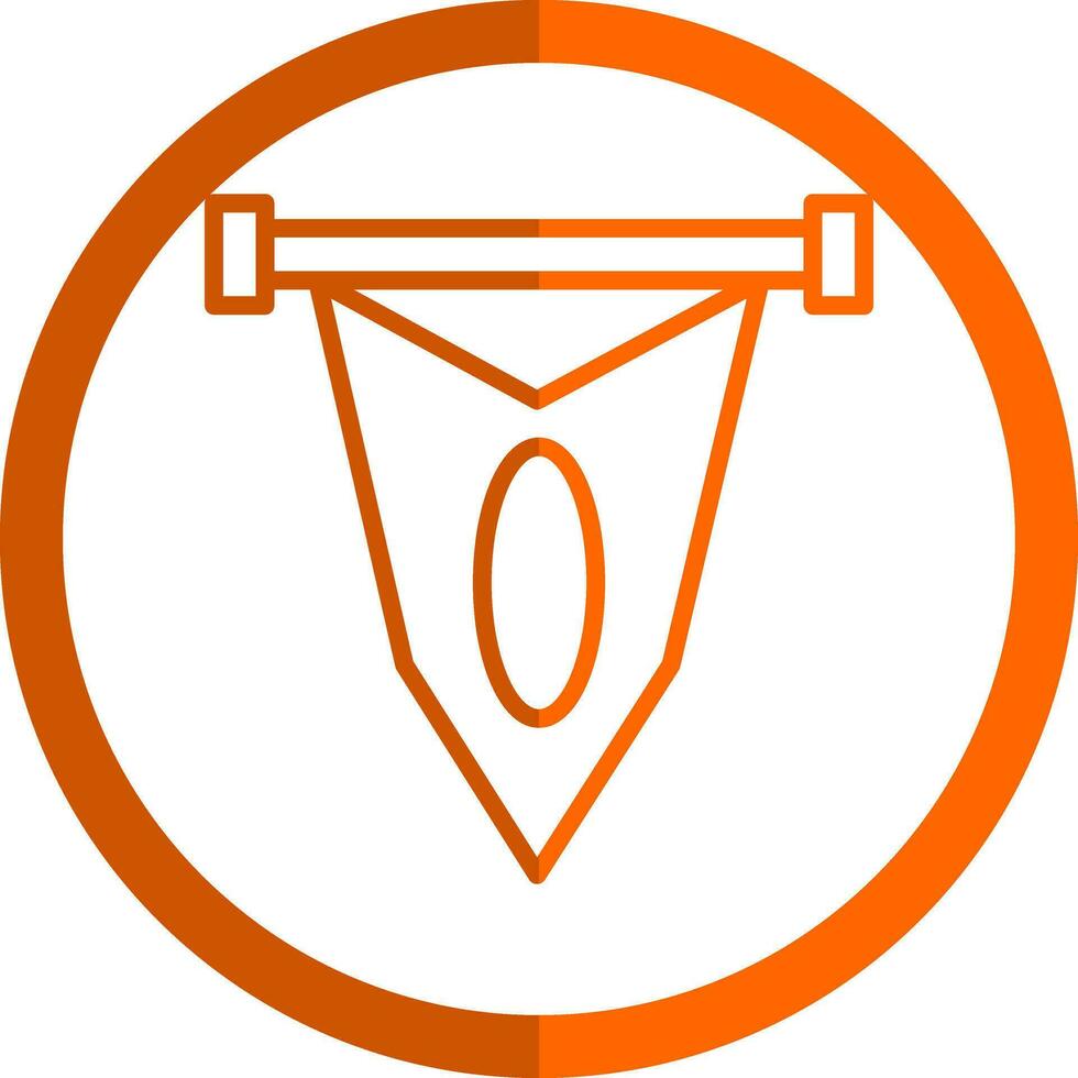 Pennant Vector Icon Design