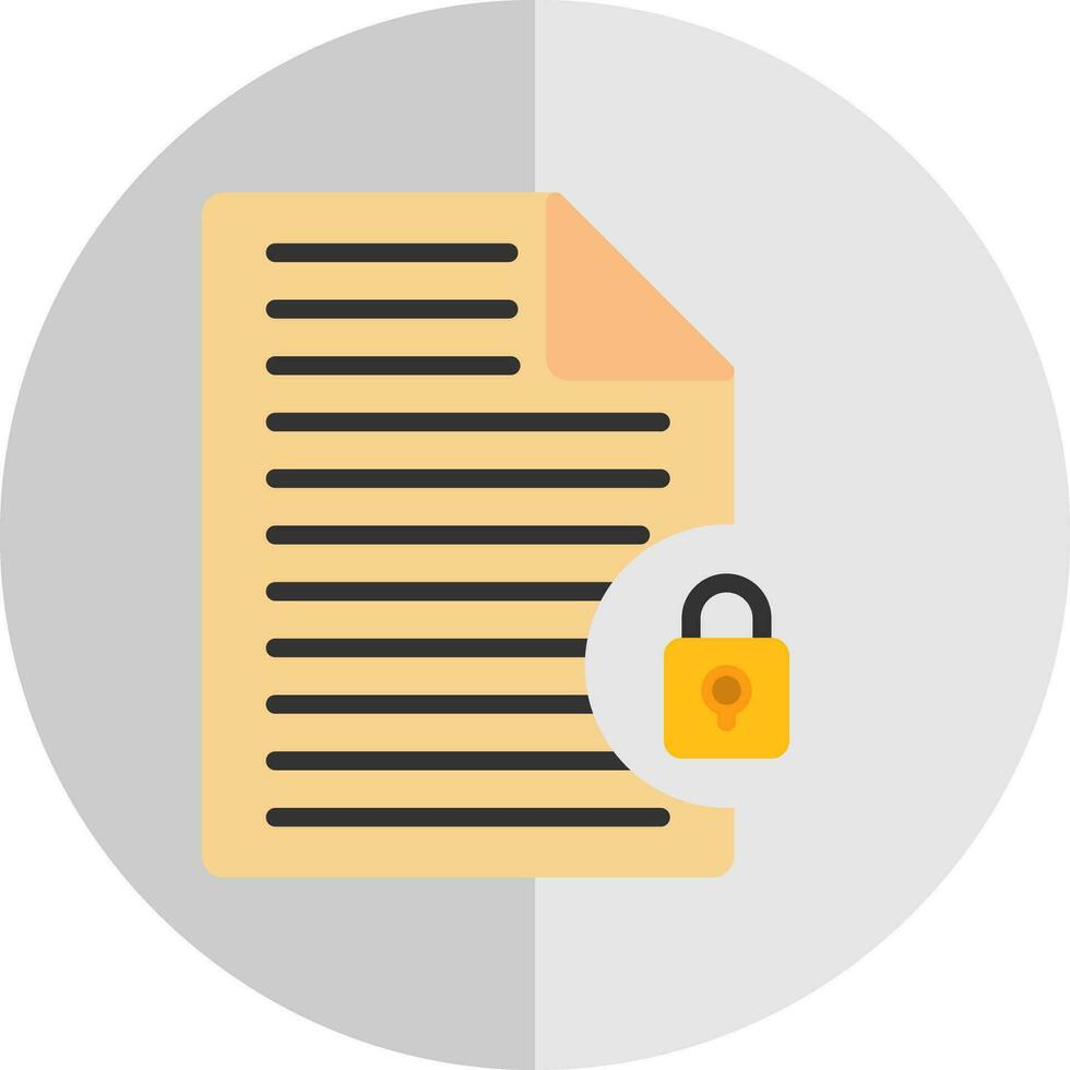 Secure data Vector Icon Design