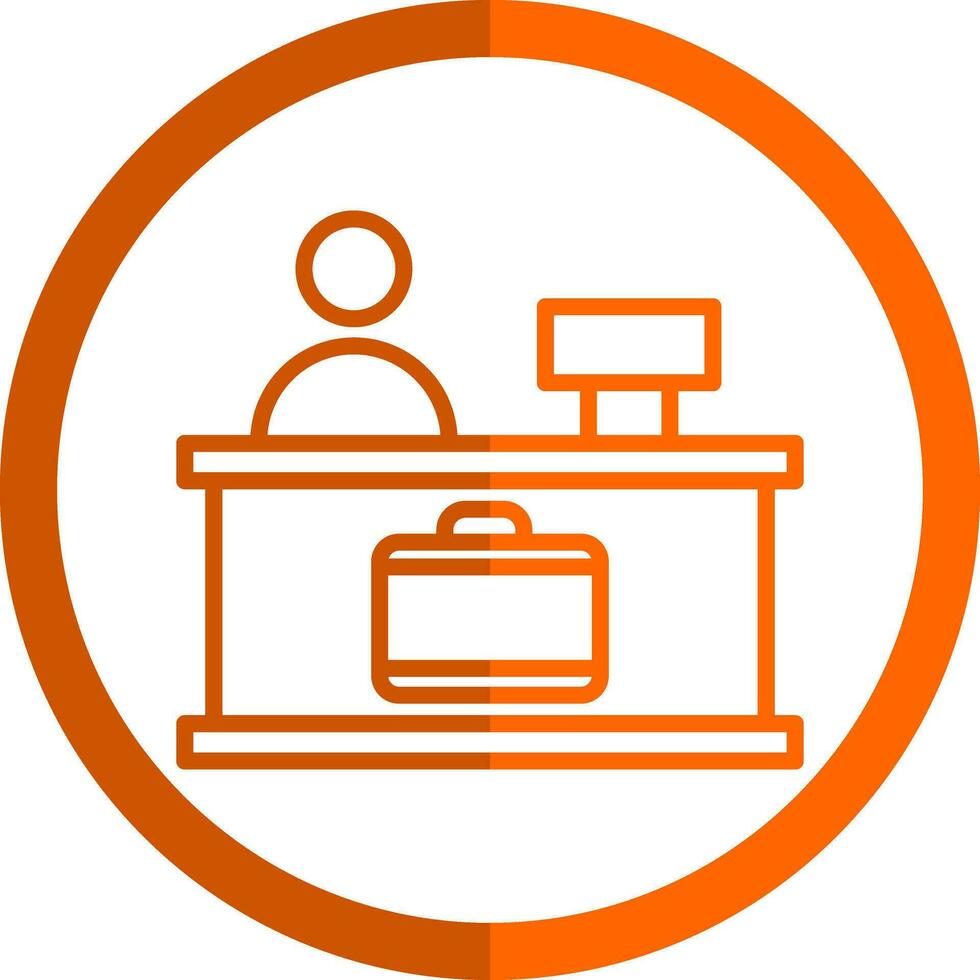 Check-in Vector Icon Design