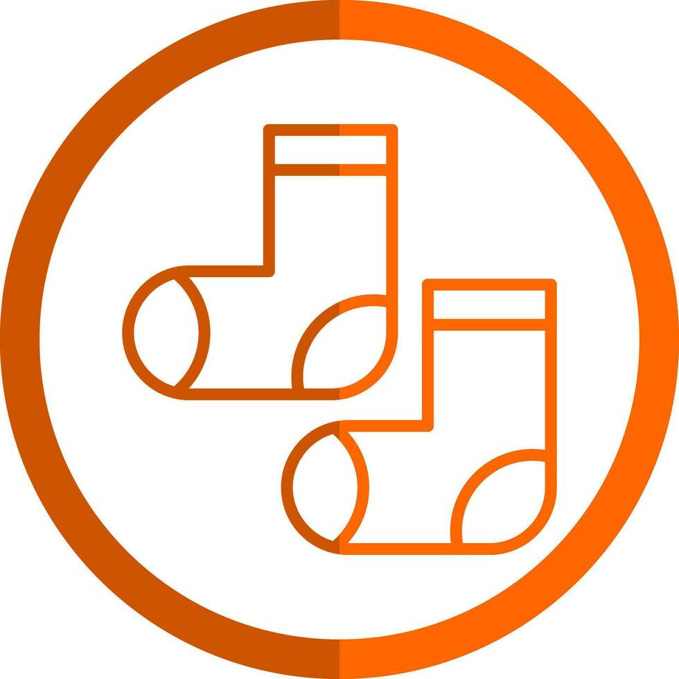 Socks Vector Icon Design