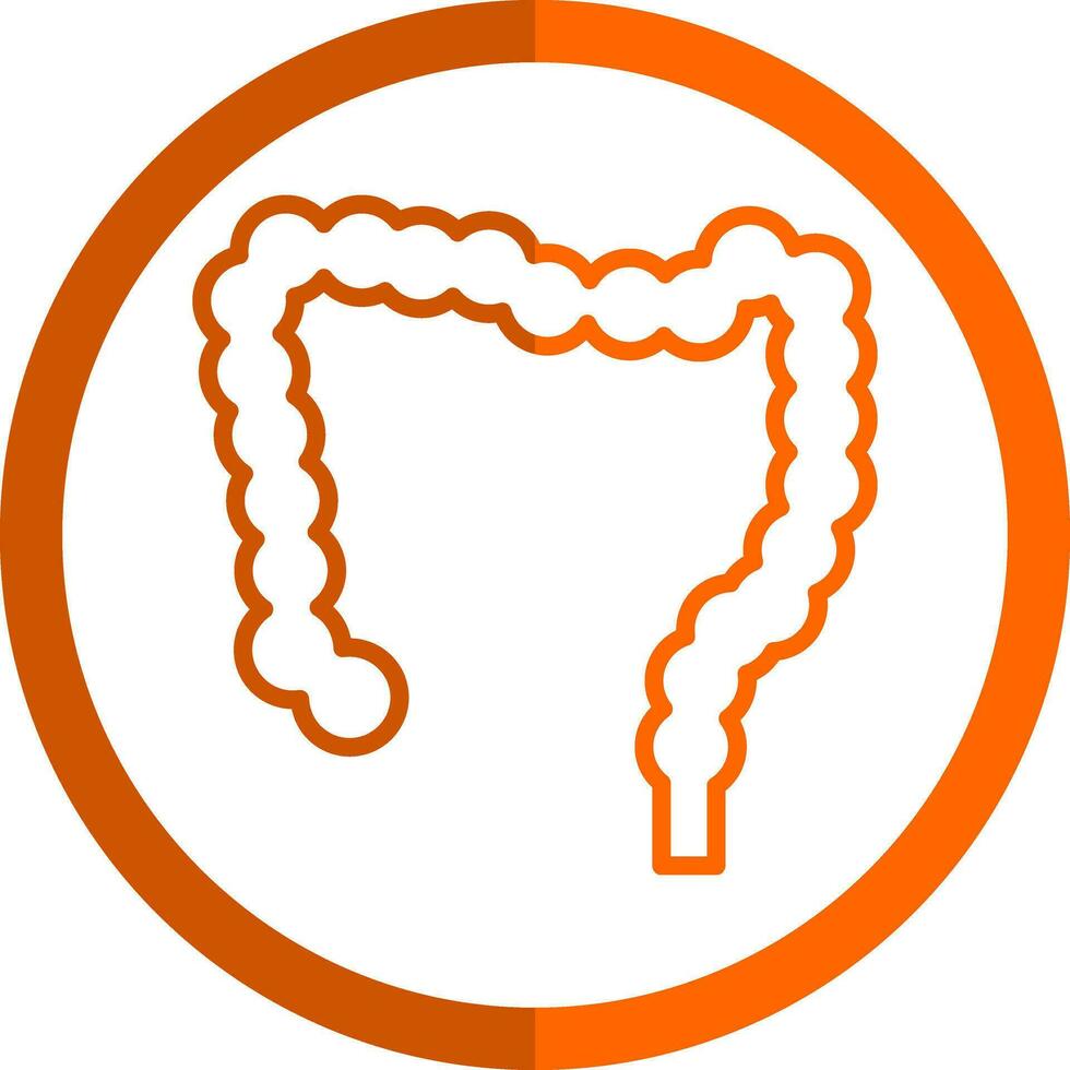 Large intestine Vector Icon Design