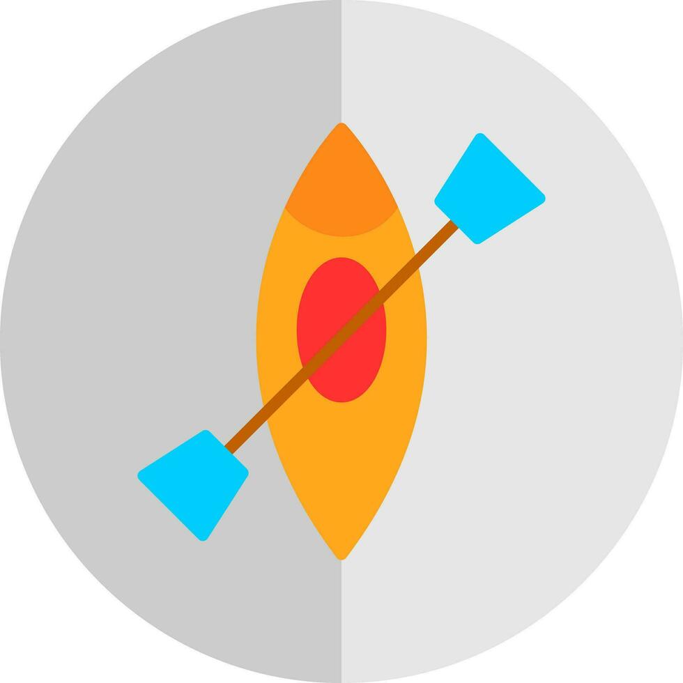 diseño de icono de vector de kayak