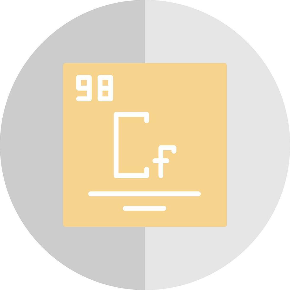 Californium Vector Icon Design