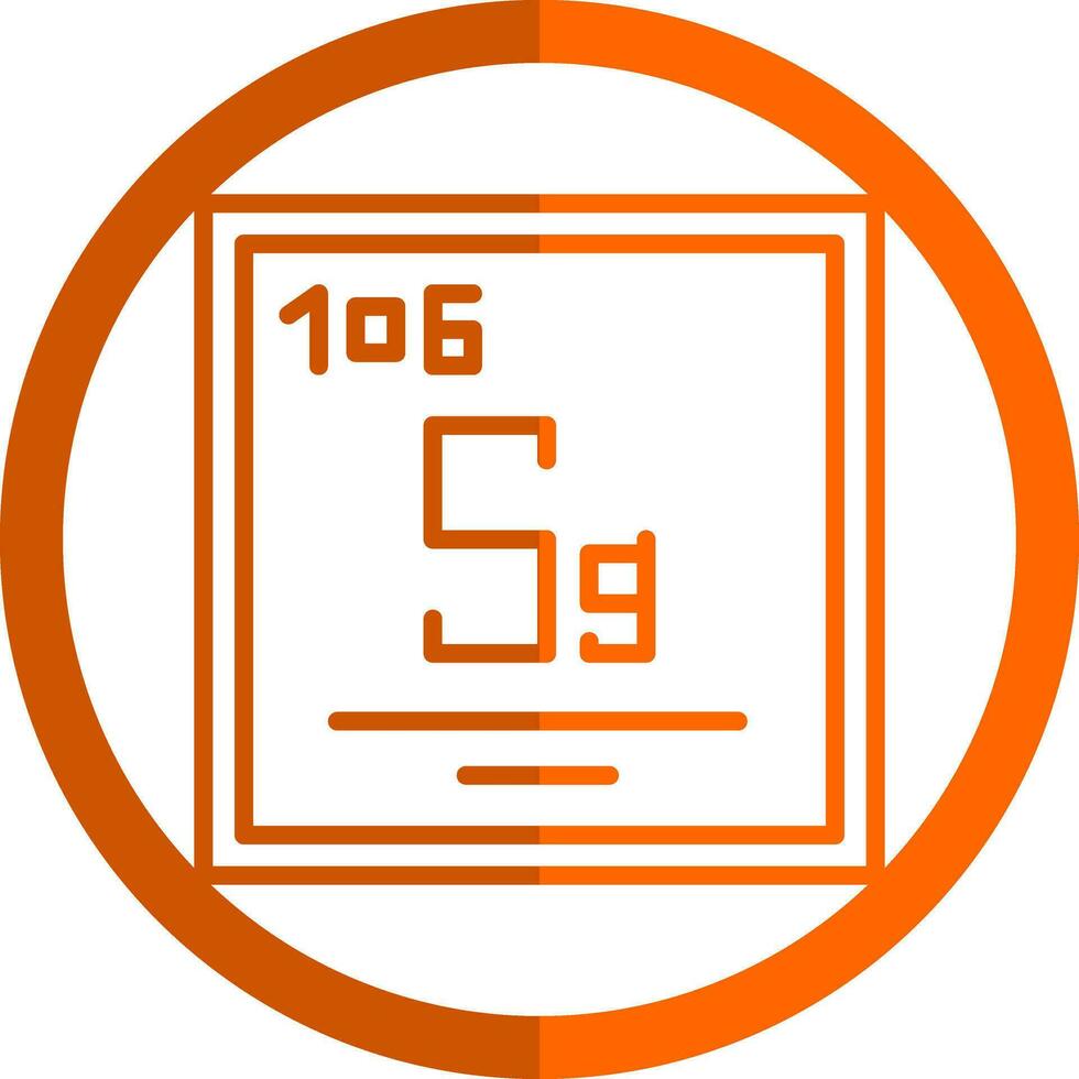 Seaborgium Vector Icon Design