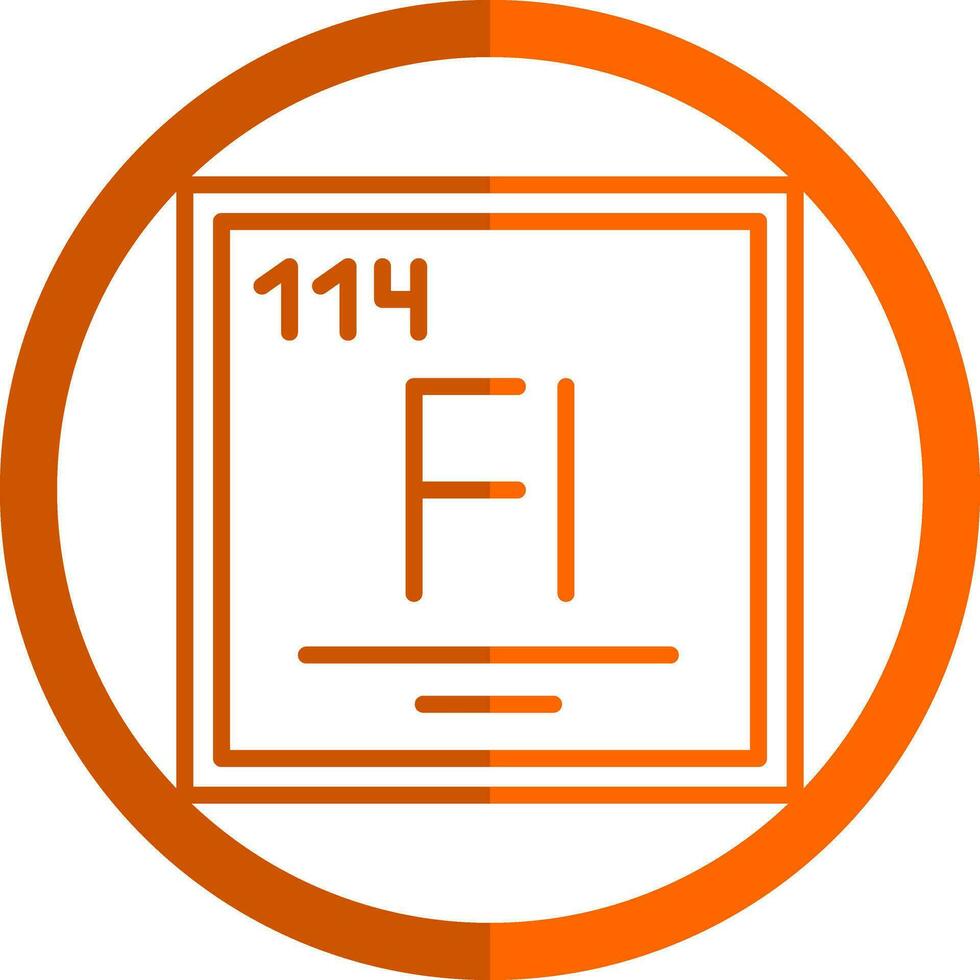 Flerovium Vector Icon Design