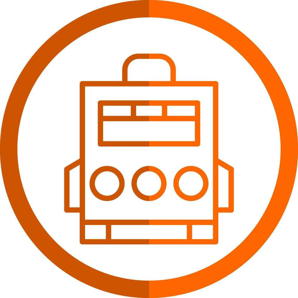 diseño de icono de vector de mochila