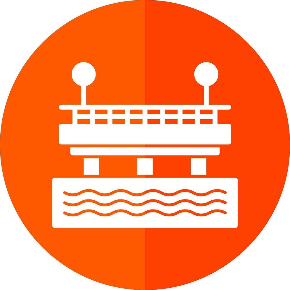 diseño de icono de vector de muelle