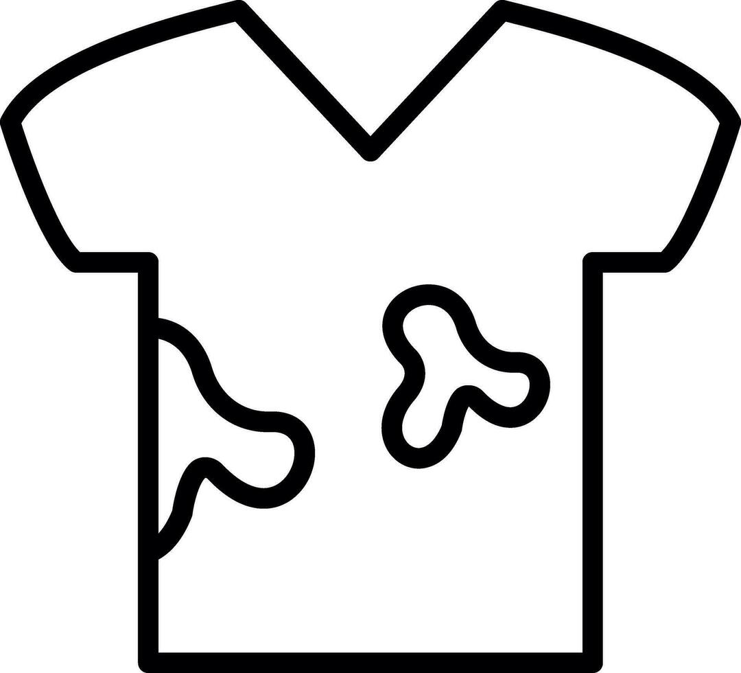 Dirty clothes Vector Icon Design