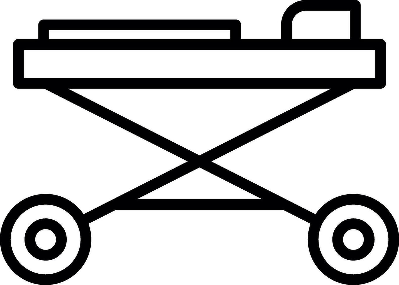 Stretcher Vector Icon Design