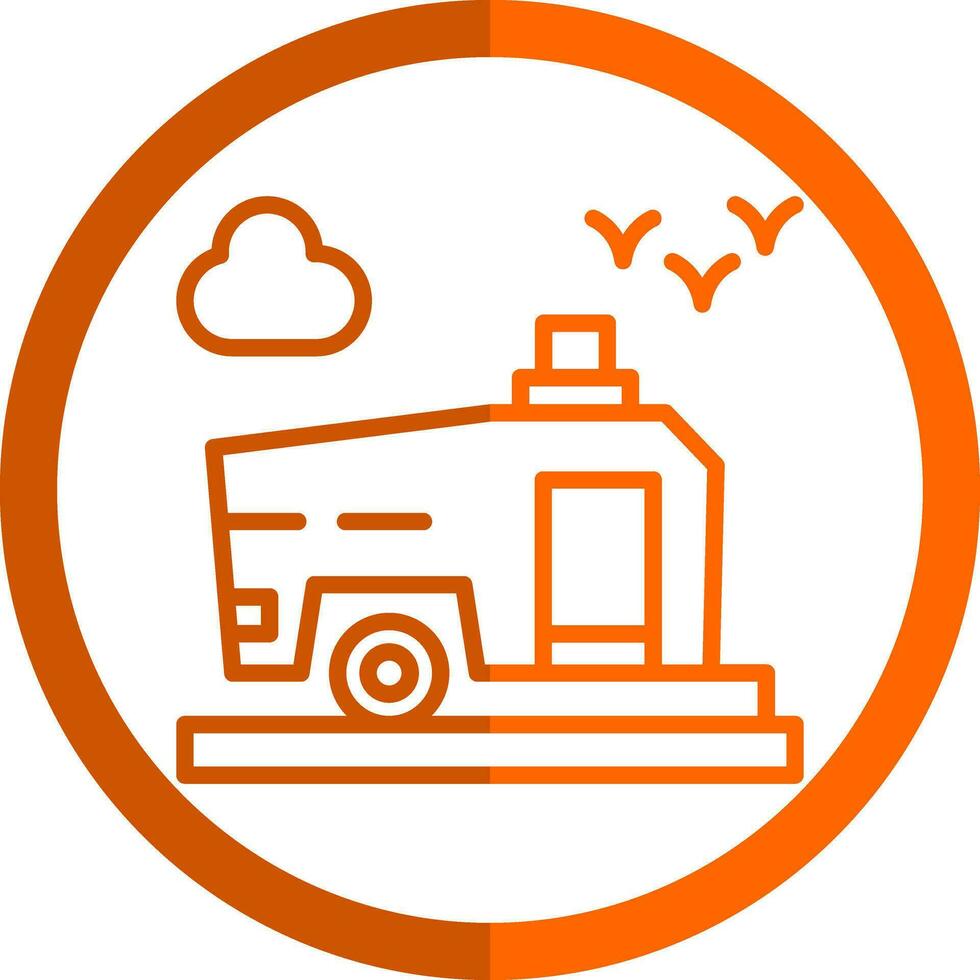 Caravan Vector Icon Design