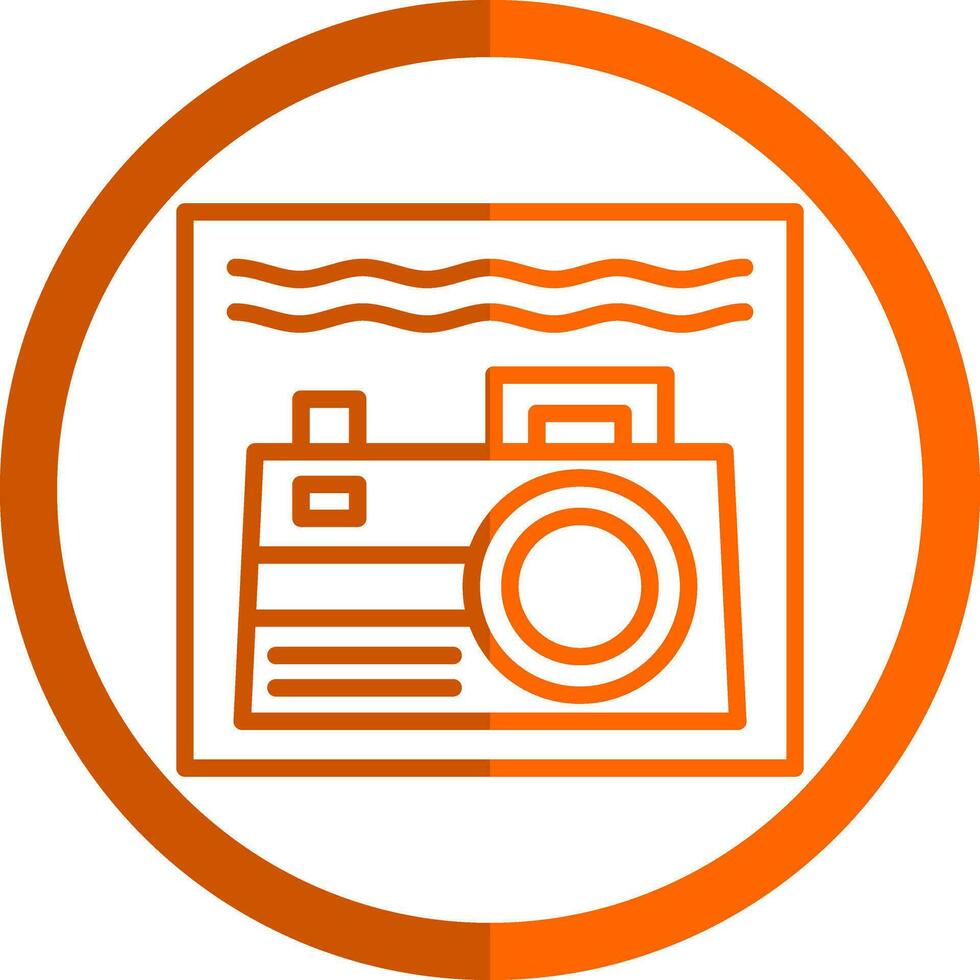 Underwater camera Vector Icon Design