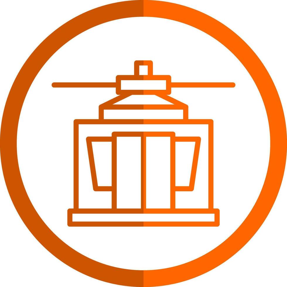 Gondola Vector Icon Design