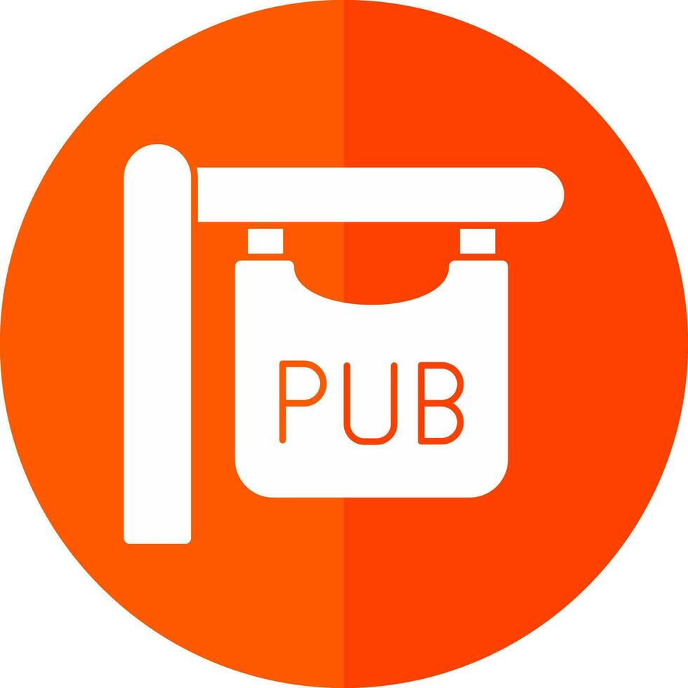 Pub sign Vector Icon Design