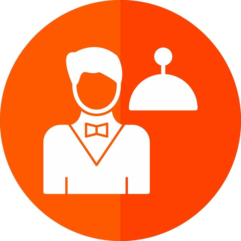 Waiter Vector Icon Design