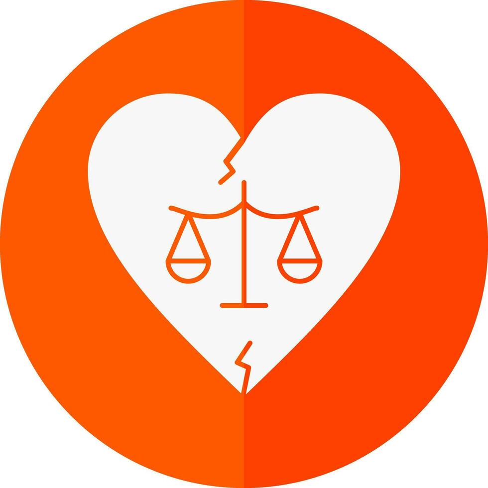 Divorce Vector Icon Design