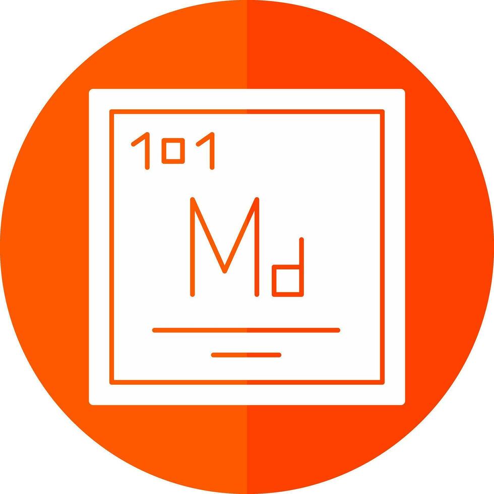 Mendelevium Vector Icon Design