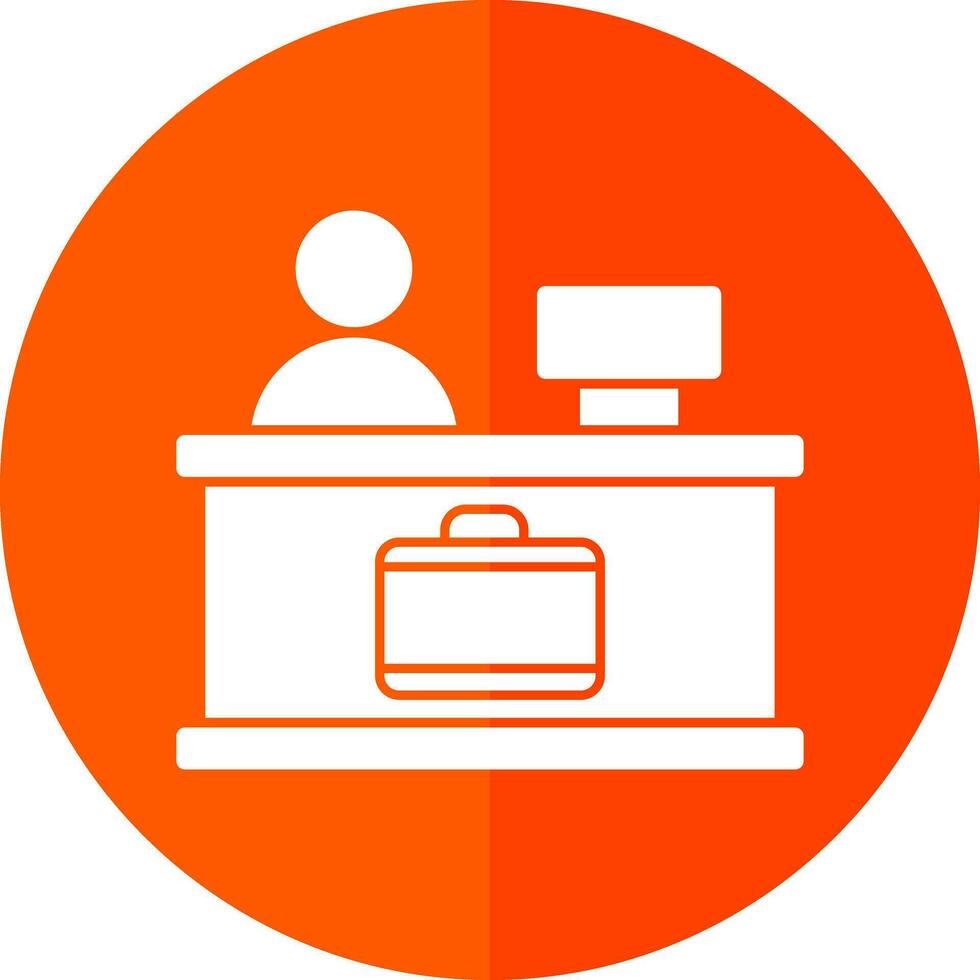 Check-in Vector Icon Design