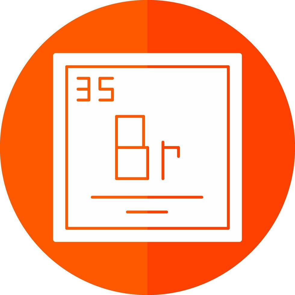 Bromine Vector Icon Design