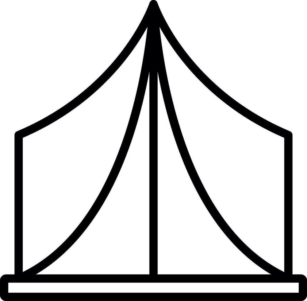 Tent Vector Icon Design