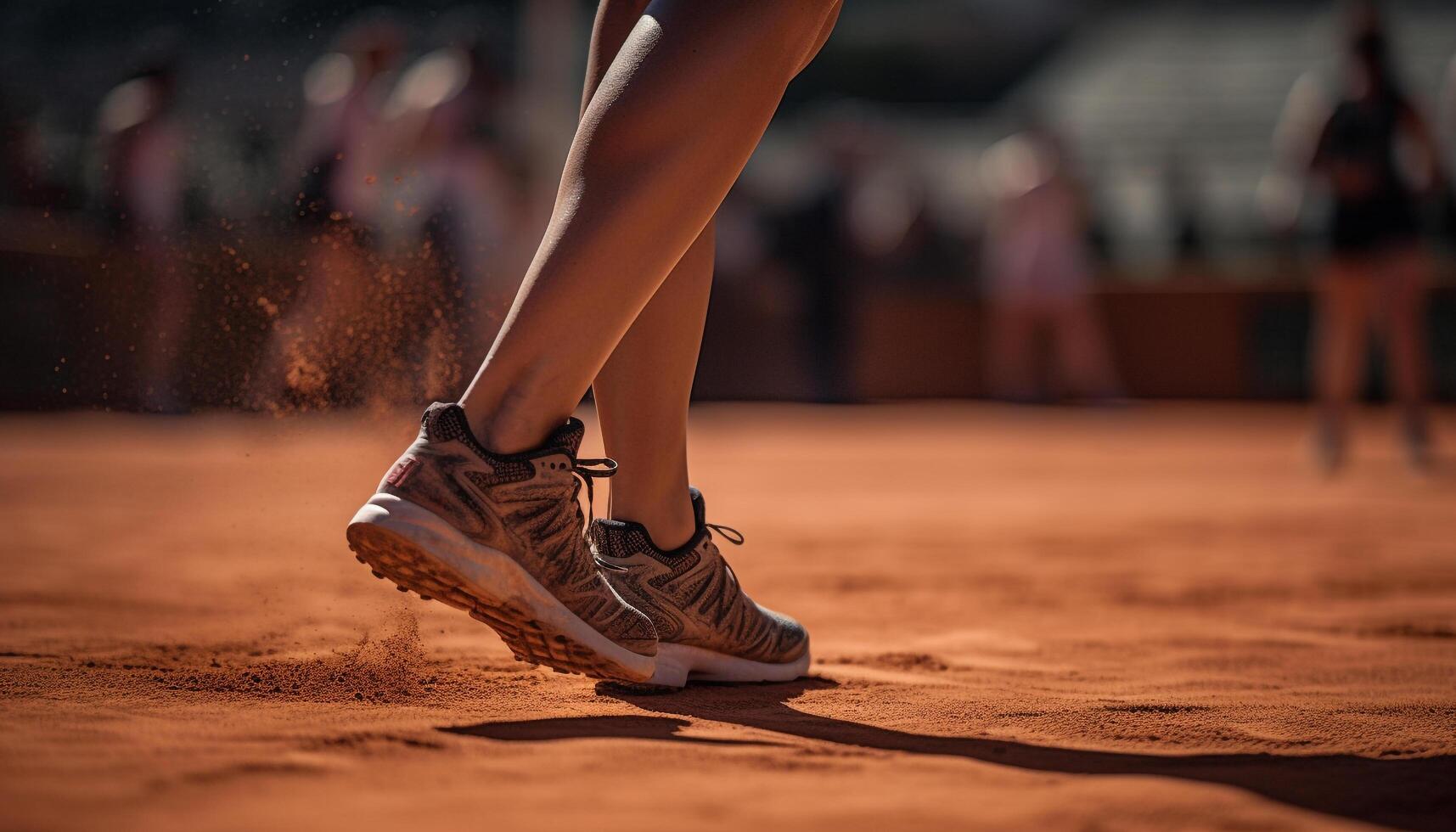 muscular construir, Deportes zapato, competitivo deporte, movimiento generado por ai foto