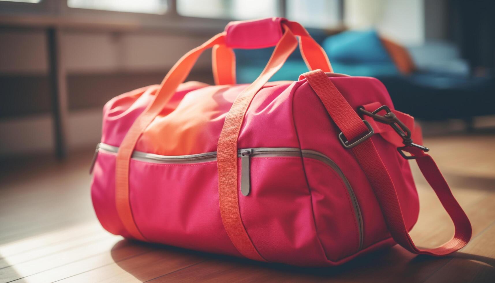 Modern backpacks carry students on educational journeys generated by AI photo