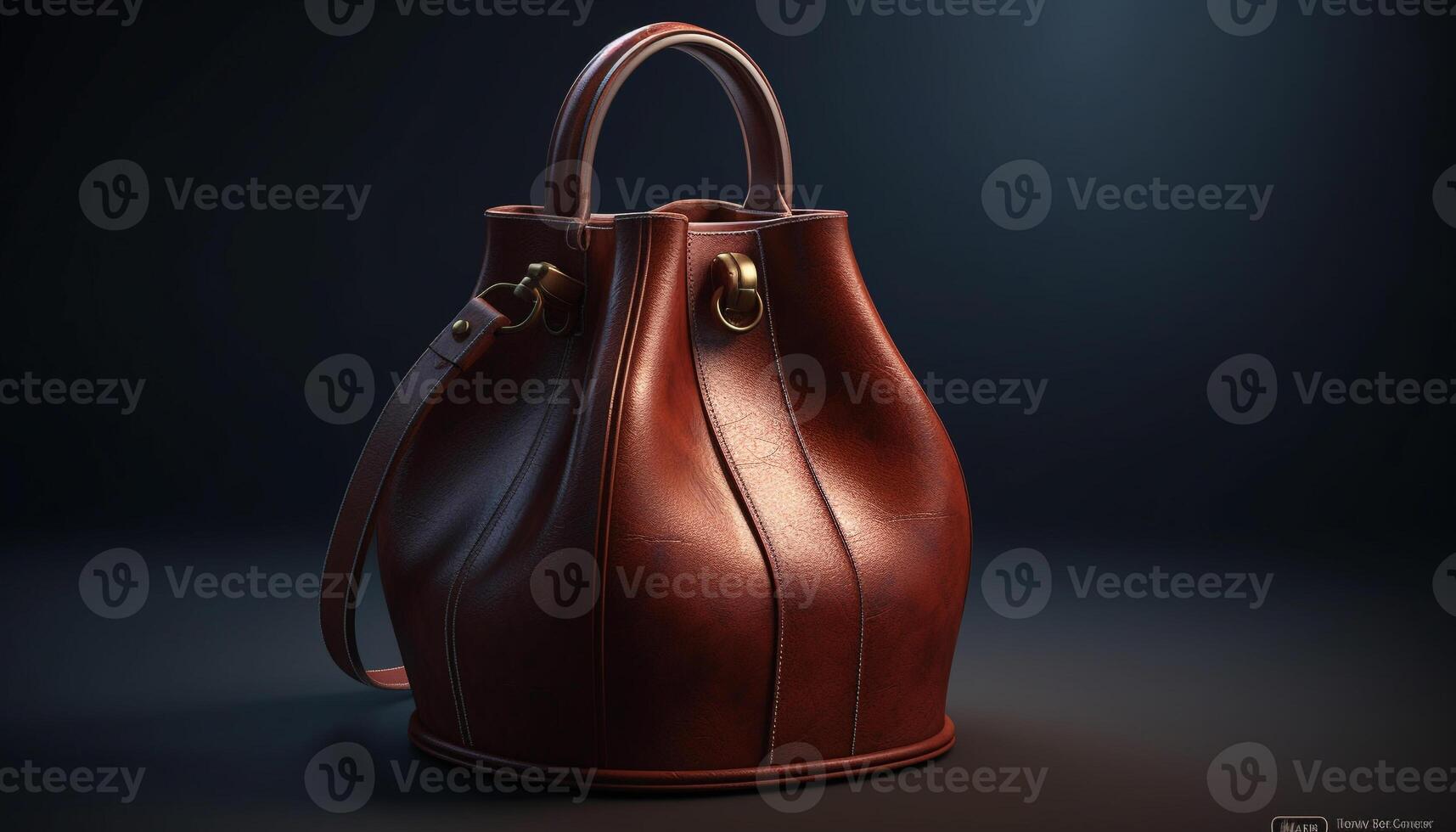 Modern women carry luxury leather purses shopping indoors generated by AI photo