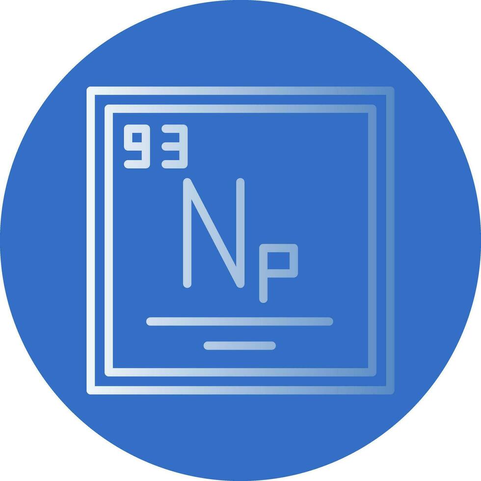 Neptunium Vector Icon Design