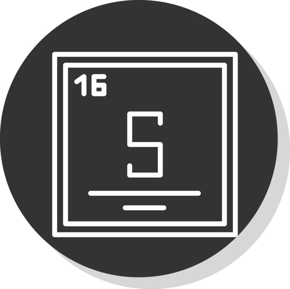 Sulfur Vector Icon Design