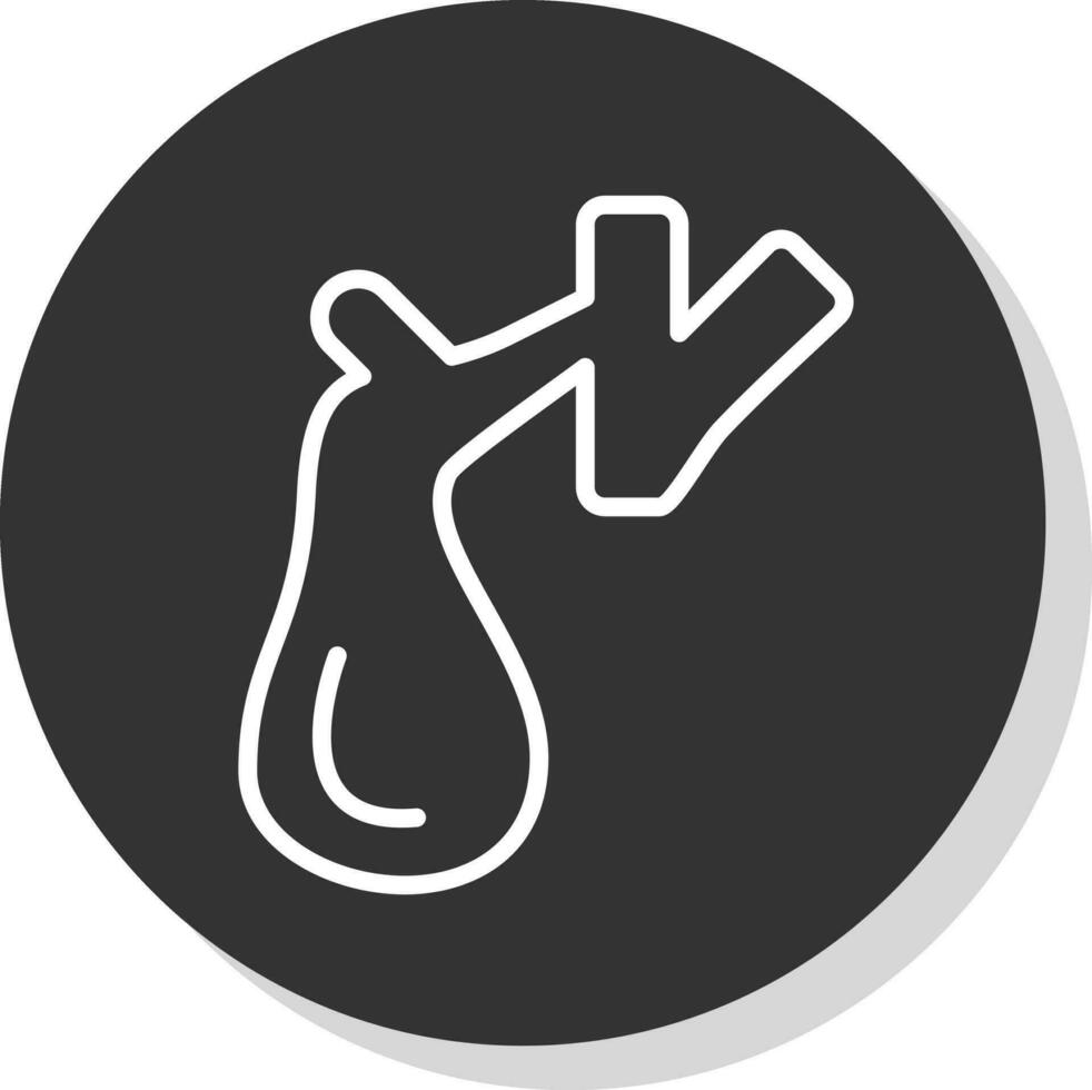 Gallbladder Vector Icon Design