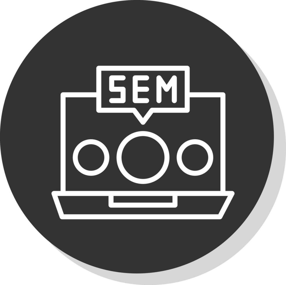 sem vector icono diseño