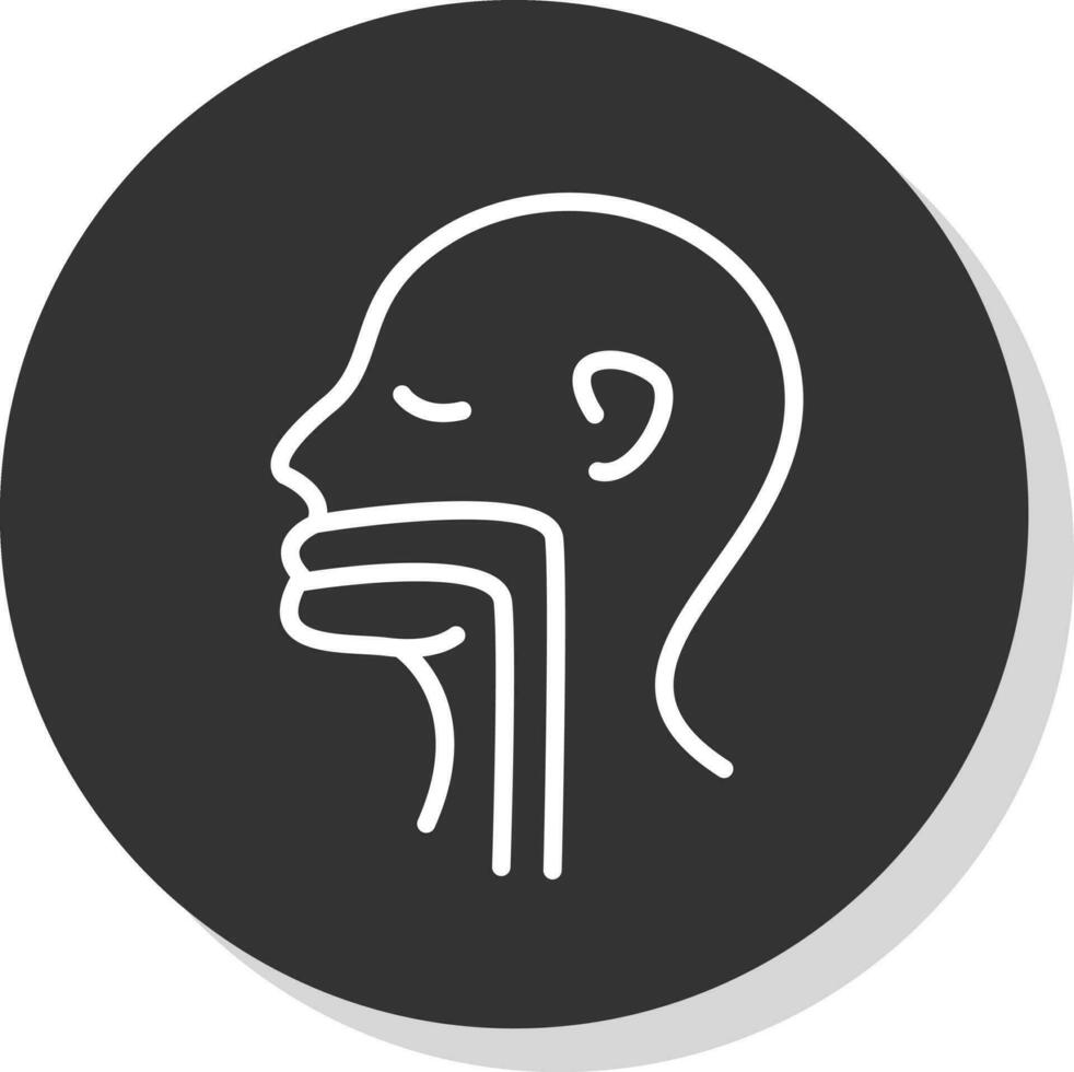 Throat Vector Icon Design