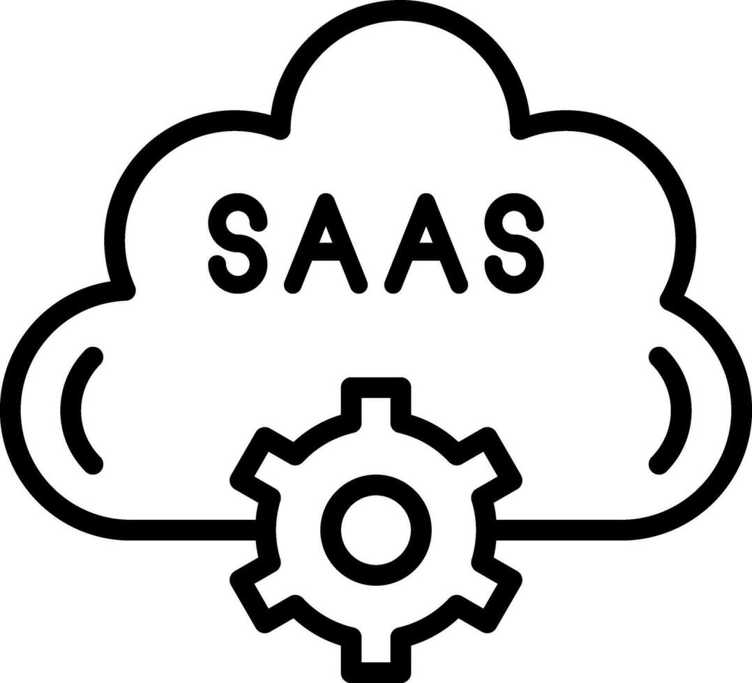 Saas Vector Icon Design