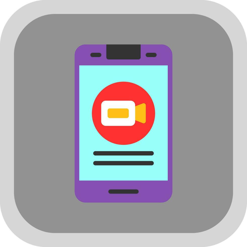 Videocall Vector Icon Design