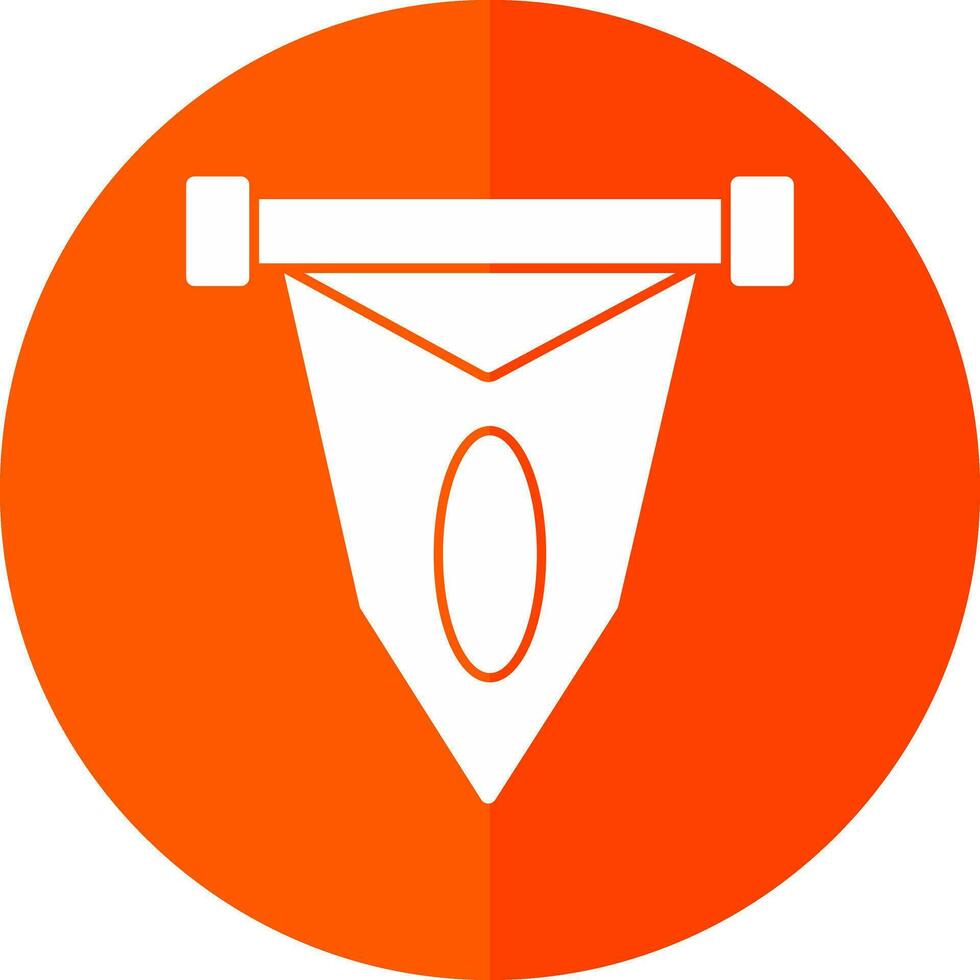 Pennant Vector Icon Design