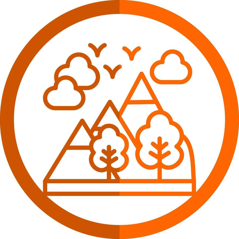Alps Vector Icon Design