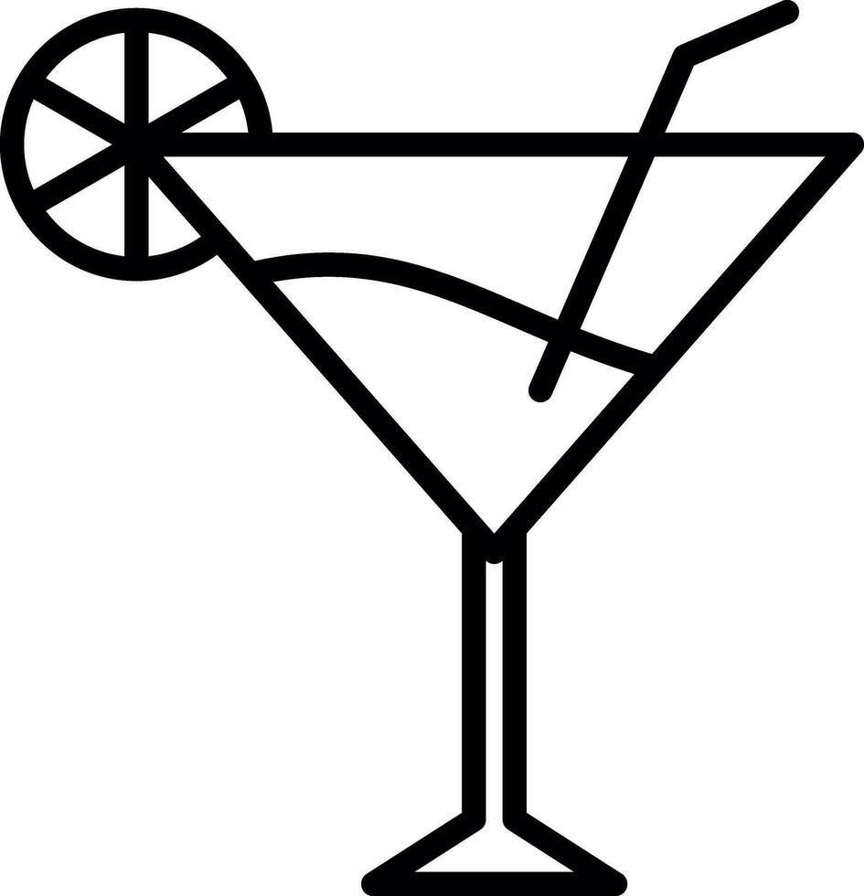 Martini Vector Icon Design