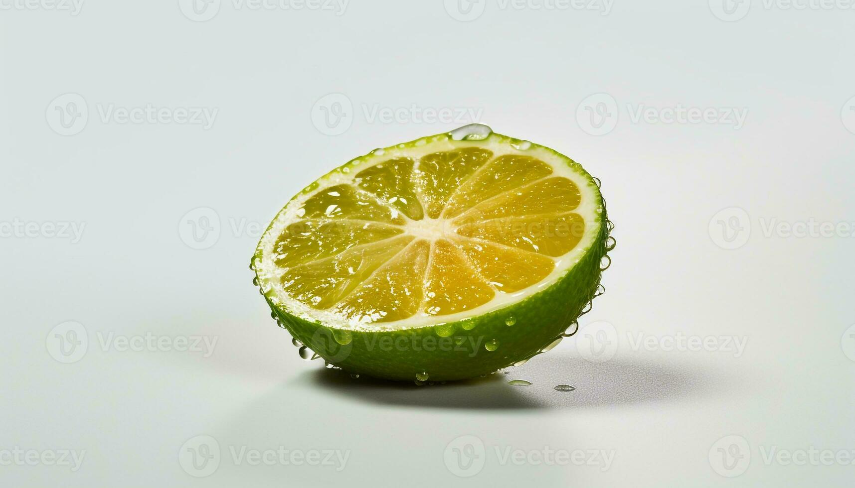 Juicy citrus slice, ripe and fresh, perfect for healthy eating generated by AI photo