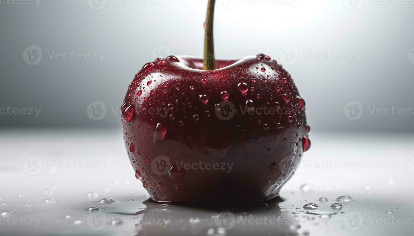Juicy berry fruits splash in refreshing water, a healthy snack generated by AI photo