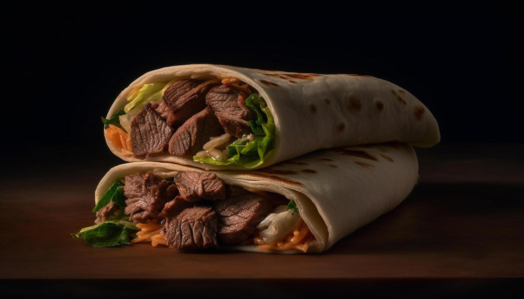 Steak Wrap Stock Photos, Images and Backgrounds for Free Download