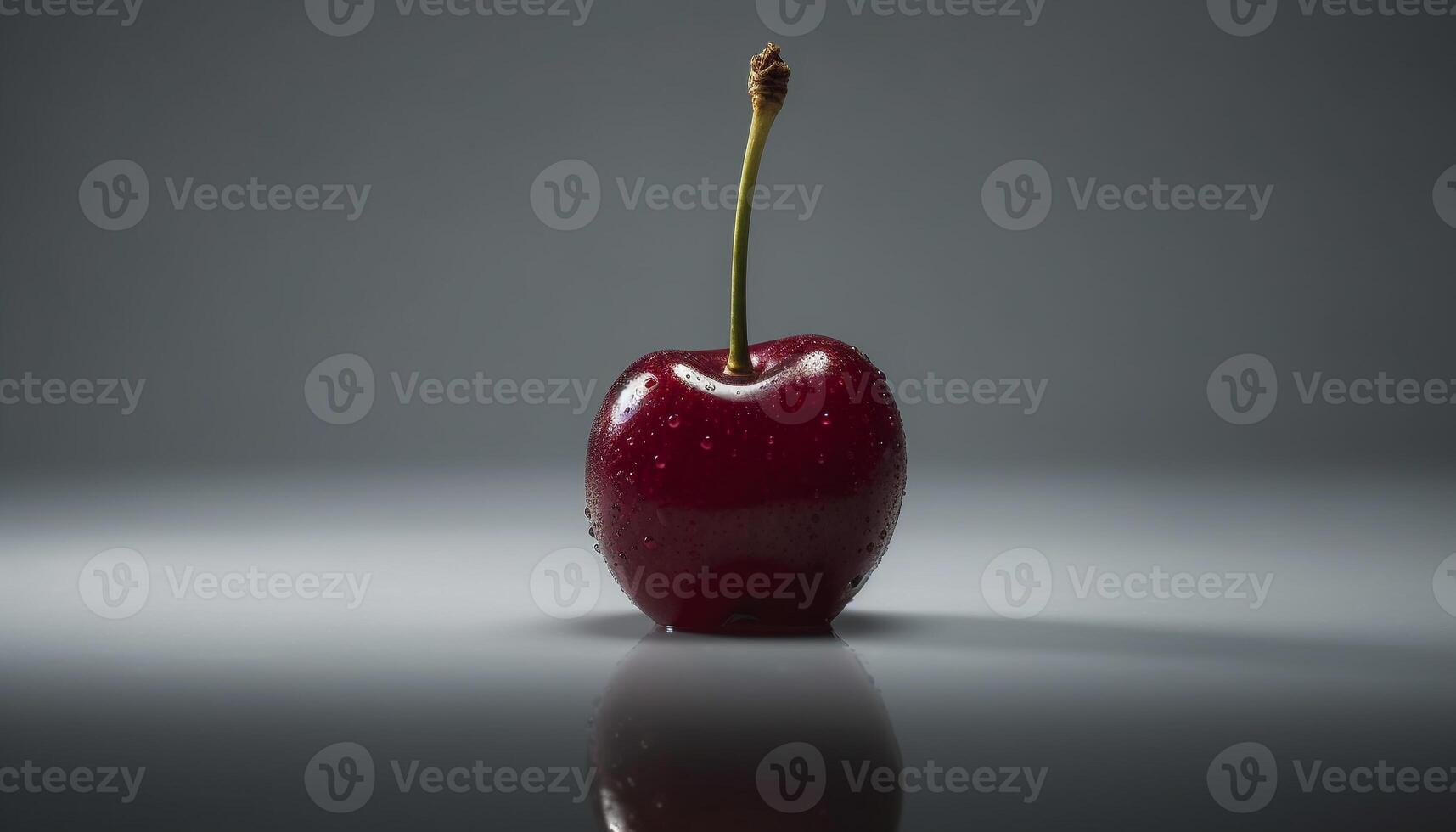 Juicy, ripe apple a perfect snack for healthy lifestyles generated by AI photo