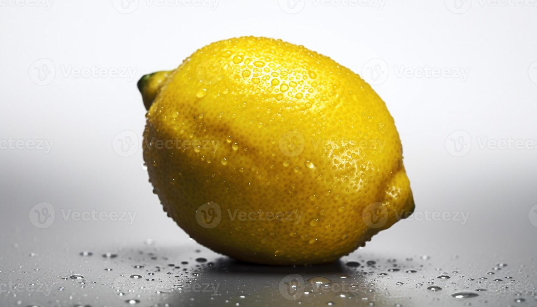 Juicy citrus slice, ripe and fresh, with a splash of water generated by AI photo