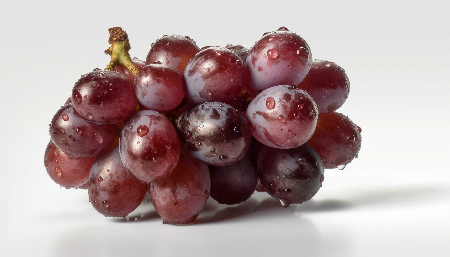 jugoso uva racimo, maduro y fresco, Perfecto para sano merienda generado por ai foto