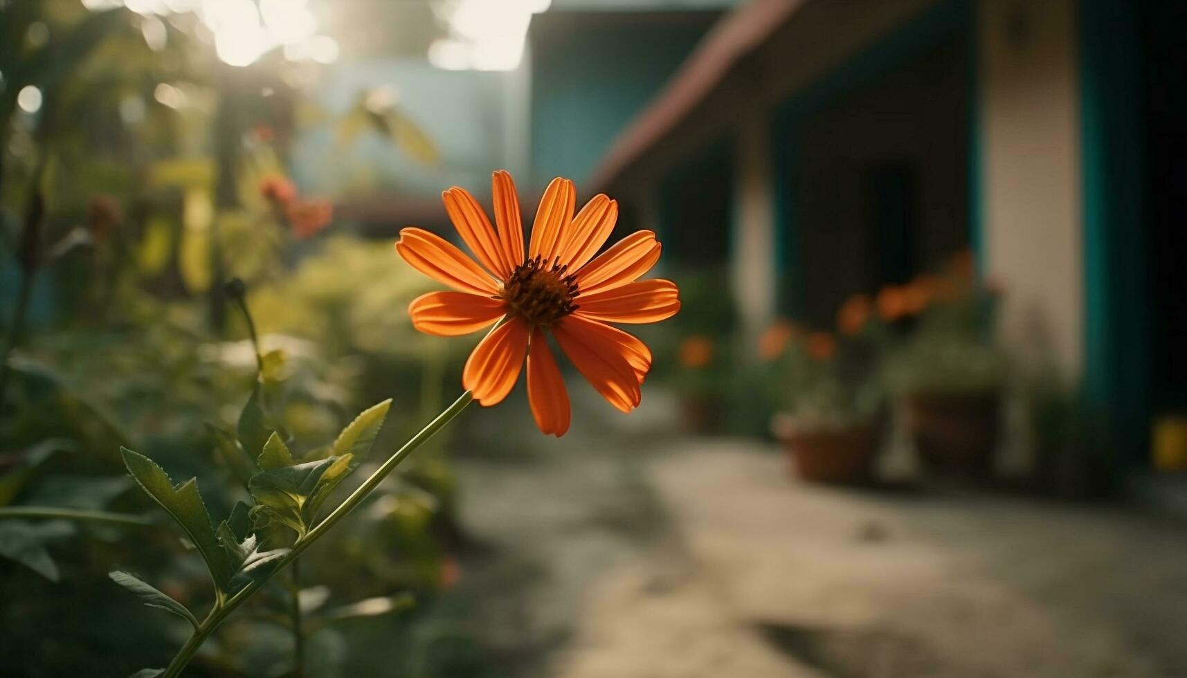 Vibrant wildflower bouquet brings beauty in nature to indoors generated by AI photo