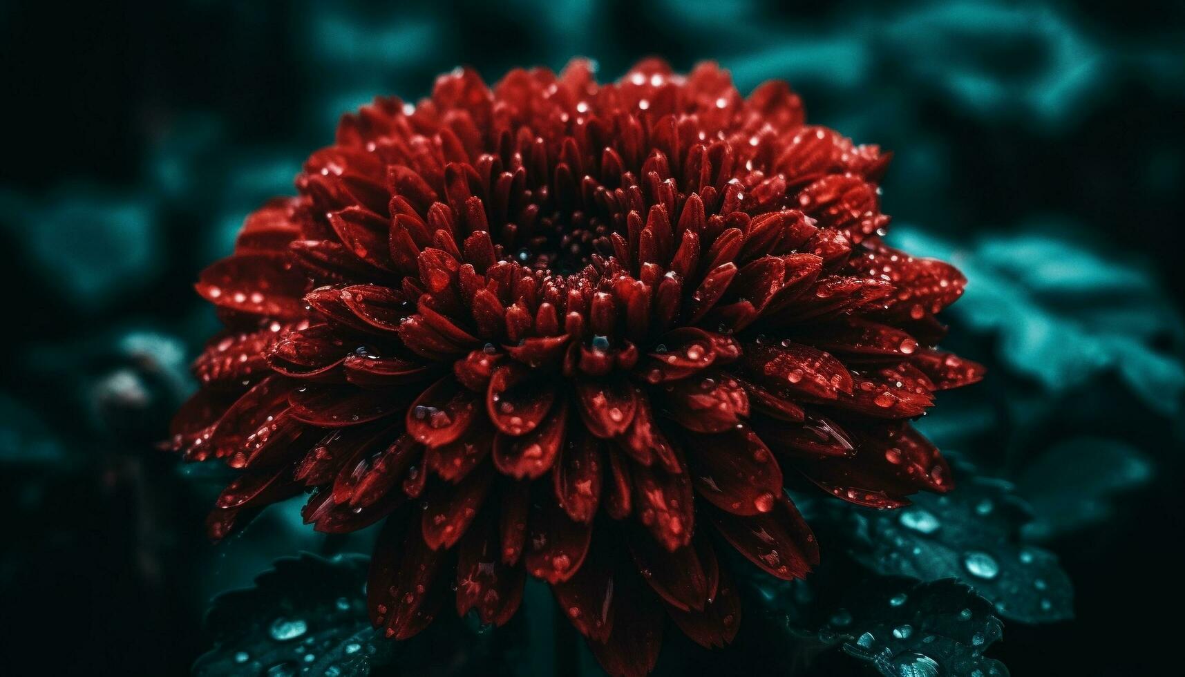 Vibrant gerbera daisy blossom in nature underwater beauty generated by AI photo