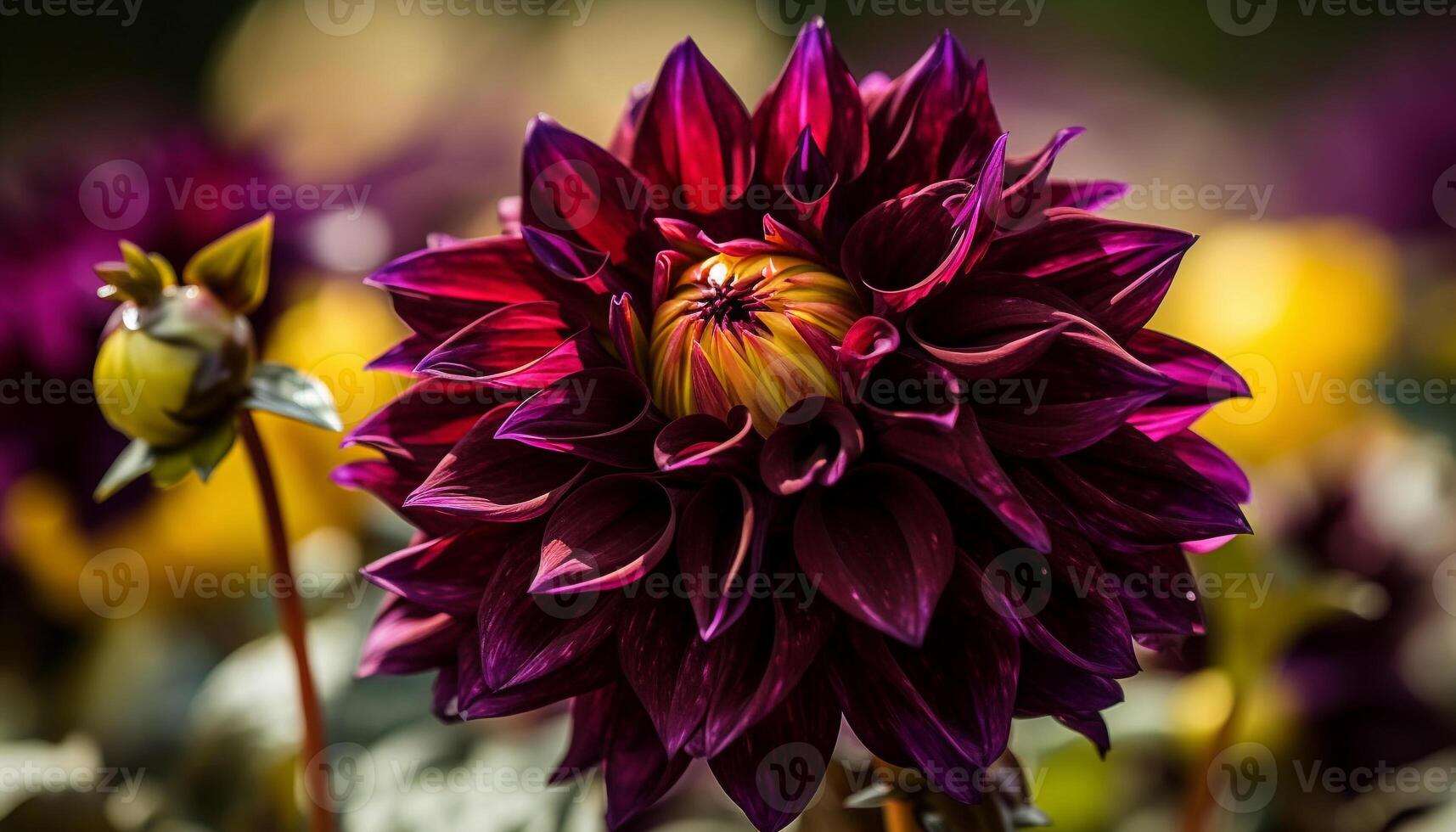 Vibrant floral bouquet showcases ornate beauty in nature growth generated by AI photo
