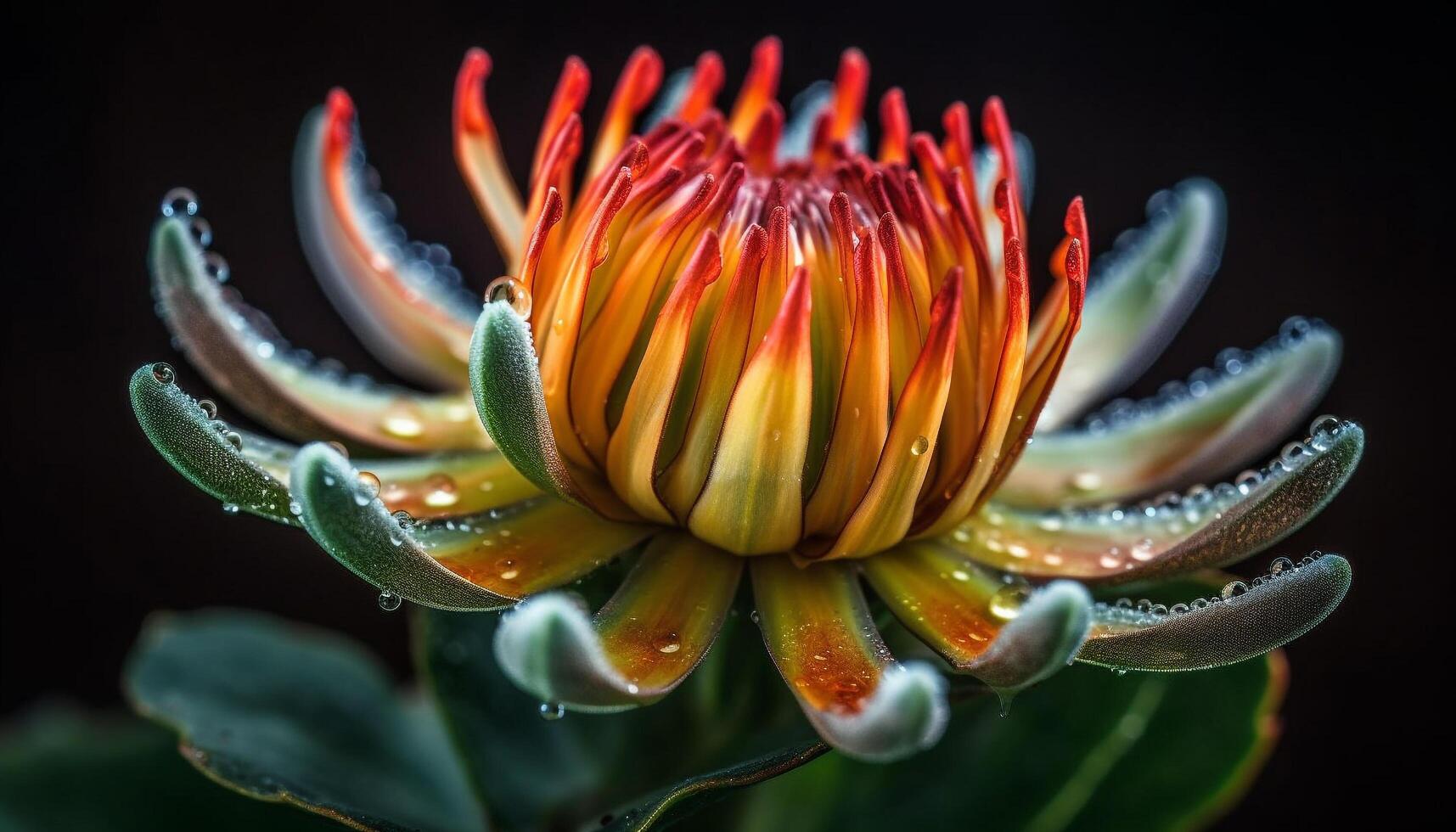 A vibrant bouquet of multi colored gerbera daisies in a formal garden generated by AI photo