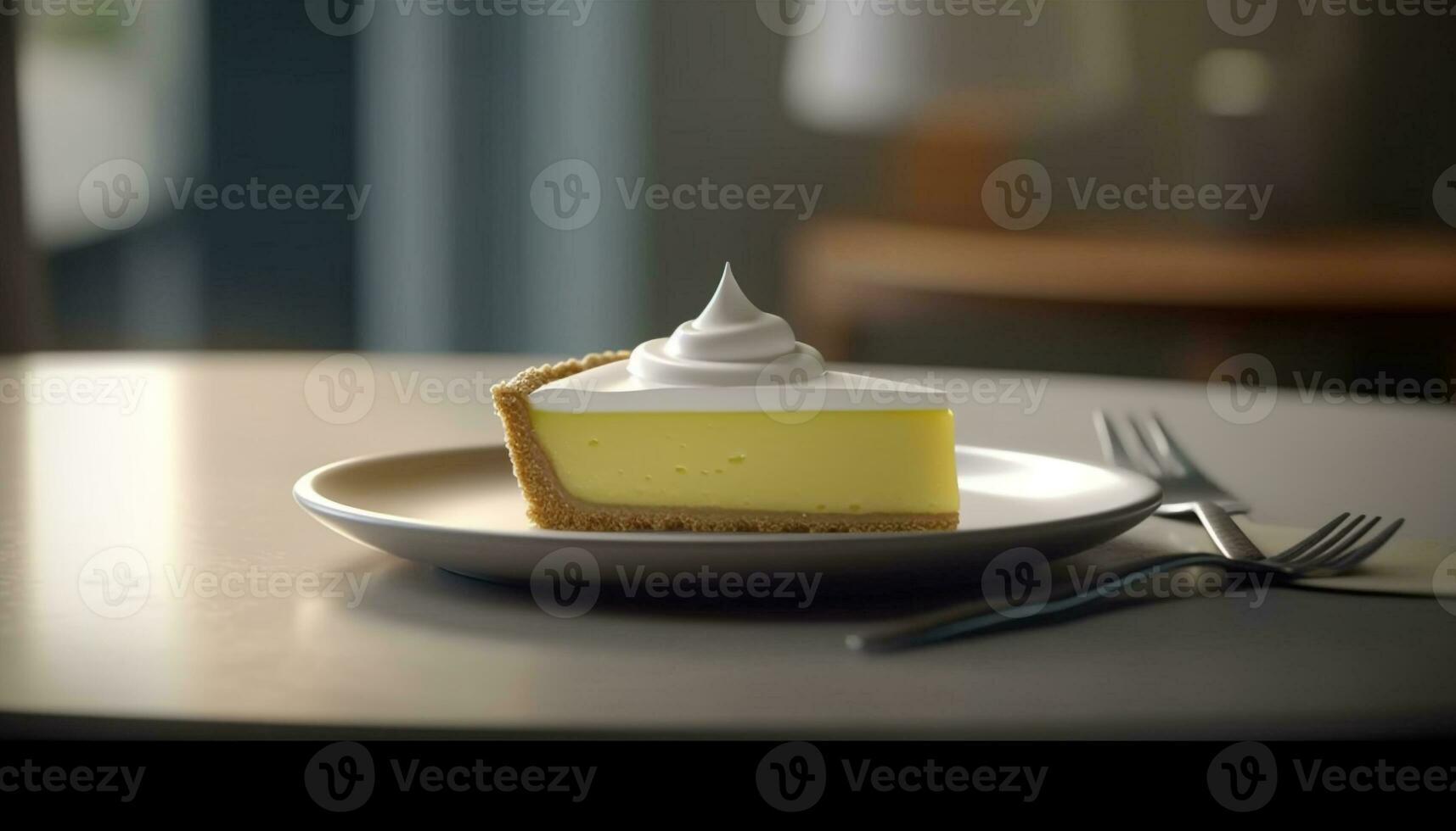 indulgente hecho en casa tarta de queso rebanada con azotado crema y chocolate decoración generado por ai foto