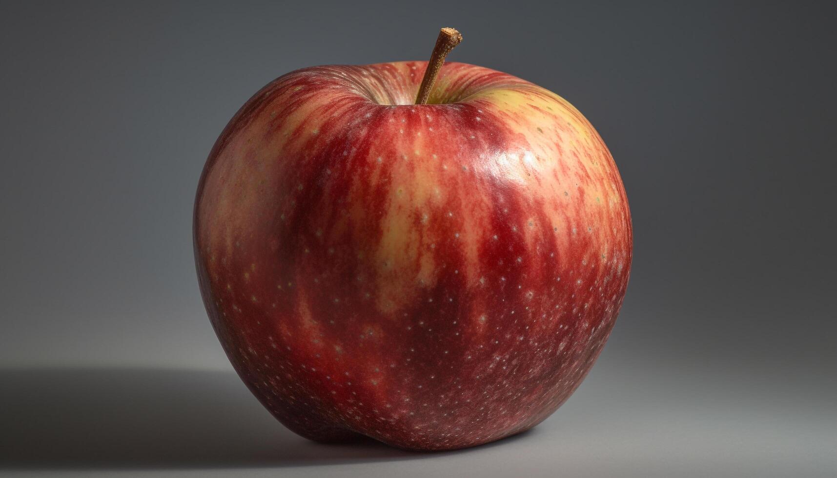 Juicy red apple, a perfect snack for a healthy lifestyle generated by AI photo