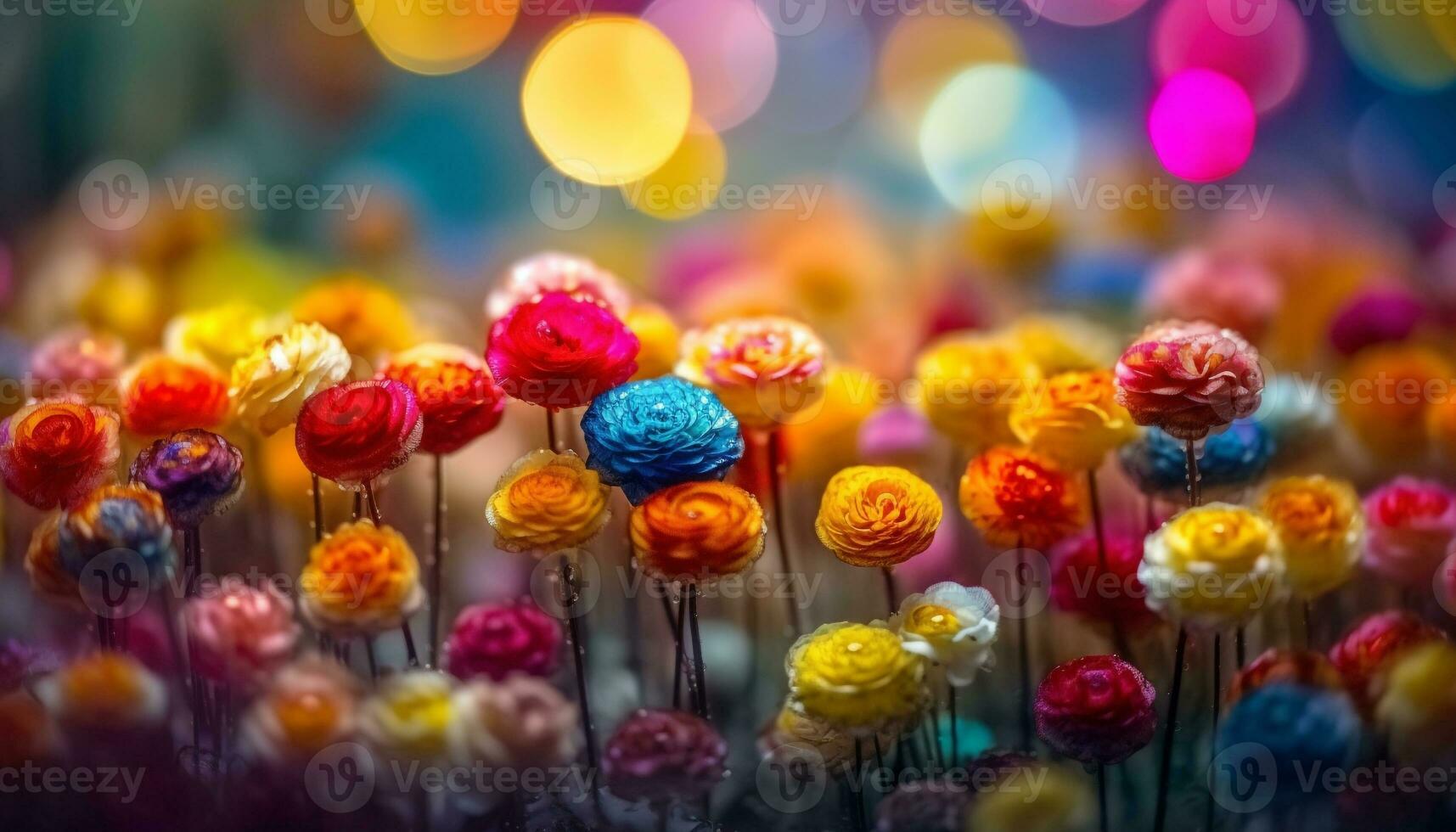 vibrante multi de colores ramo de flores celebra belleza en naturaleza verano temporada generado por ai foto