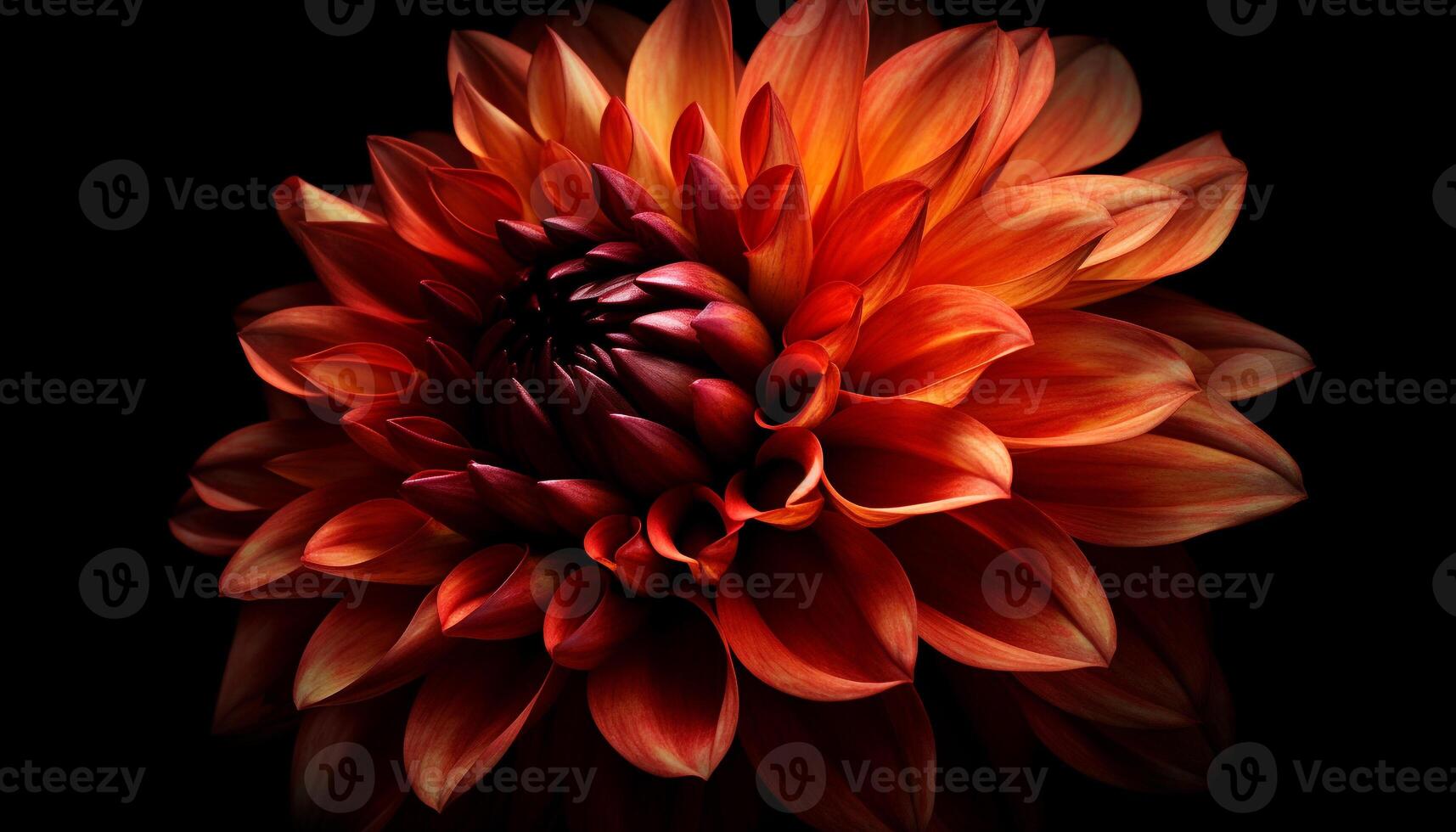 Vibrant petals bloom, a gift of beauty in nature design generated by AI photo